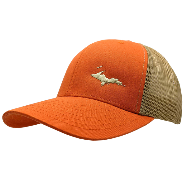 Hat - U.P. Silhouette (Corner) Dark Loden/Jaffa Orange Low Profile T