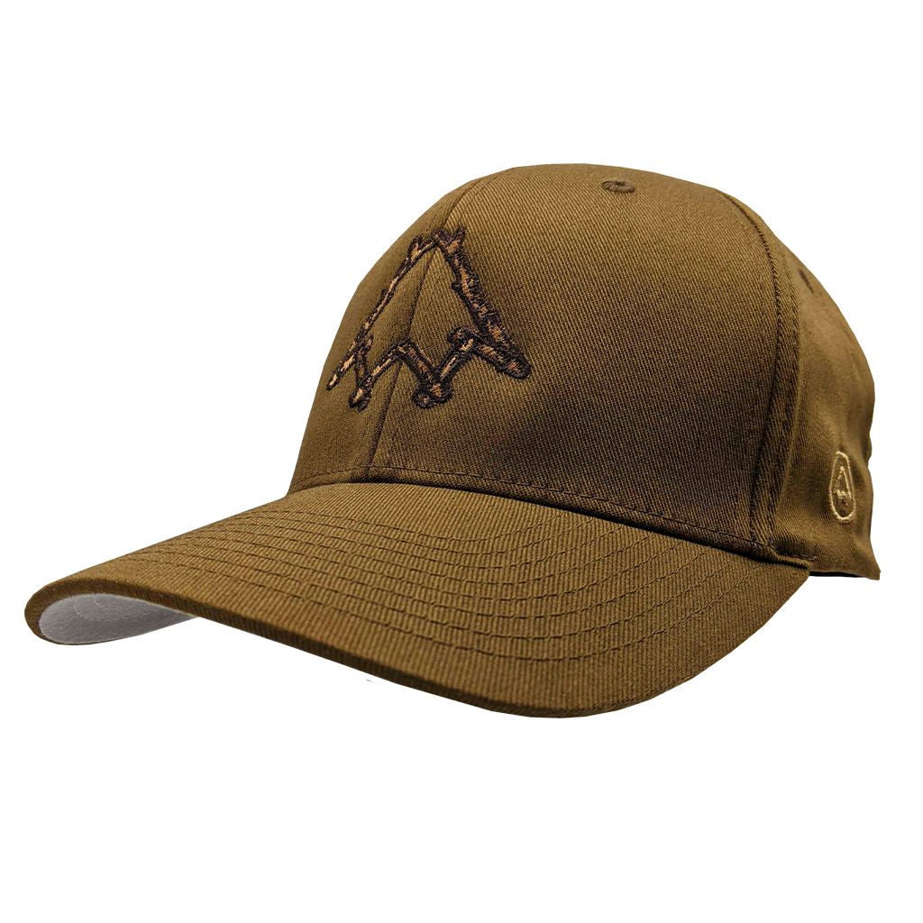 coyote brown flexfit hat