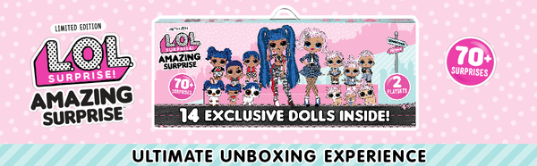 L.O.L. Surprise Amazing Surprise with 14 Dolls