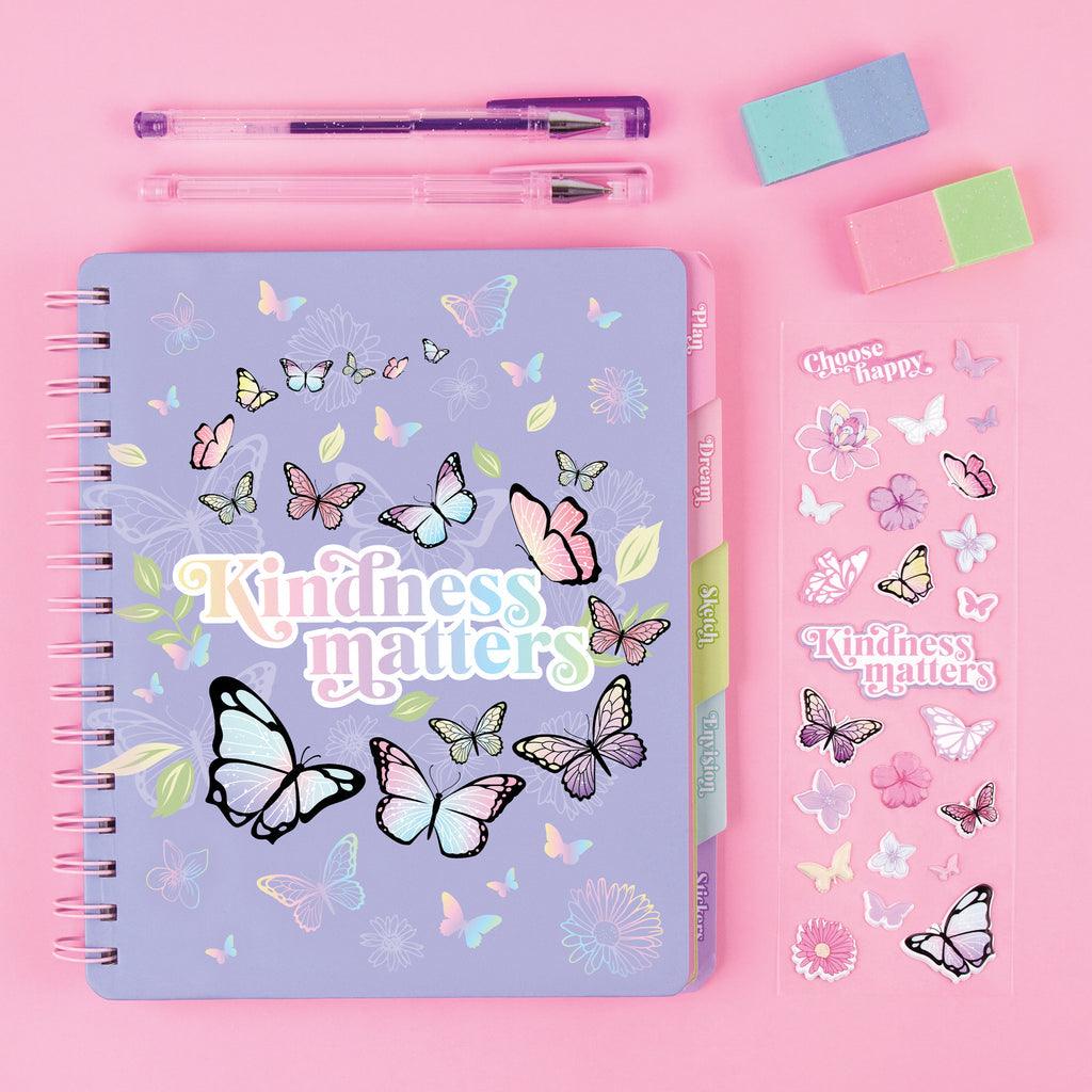 Butterfly Glitter Pouch and 12-Pack Pen Set – Make It Real