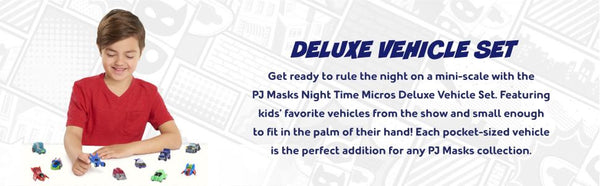 PJ Masks Micros Deluxe Vehicle Set