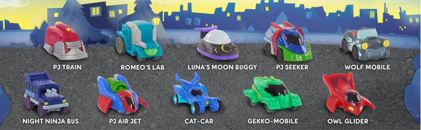 PJ Masks Σετ οχημάτων Micros Deluxe