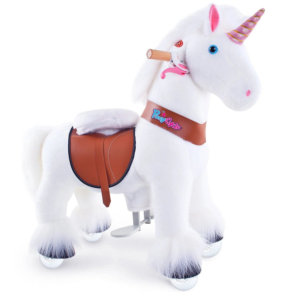 PonyCycle® Ride-On Unicorn White