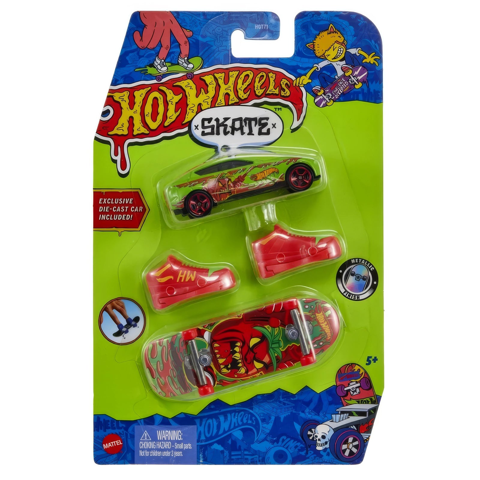 Hot Wheels Skate Collector Skate Shoes & Car   Assortment