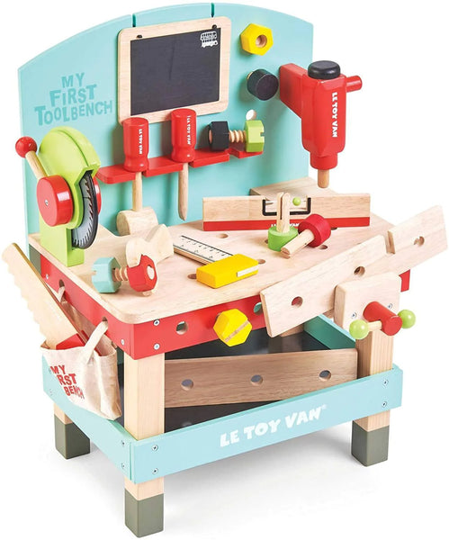 Le Toy Van - Cars & Construction Educational My First Tool Bench
