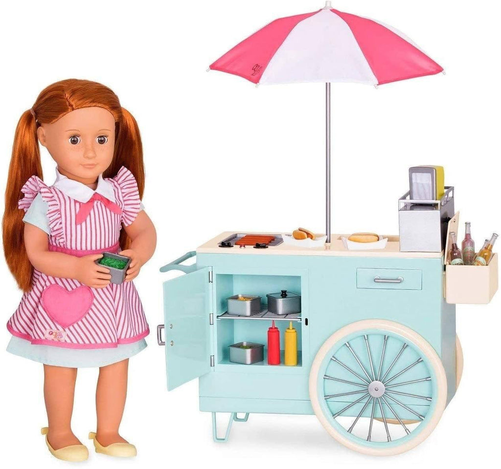Our Generation Hot Chocolate Stand for 18inch Dolls Choco tastic 