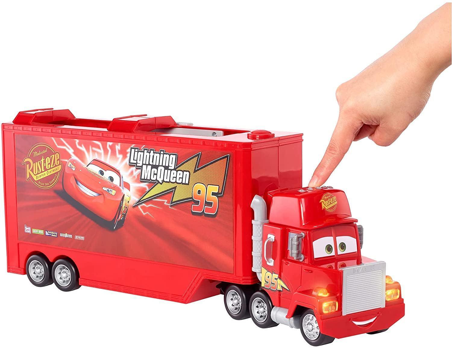 Disney Pixar Cars McQueen Track Chat & Haul Mack Lightning McQueen's Hauler  | ❤️ TOYBOX Cyprus