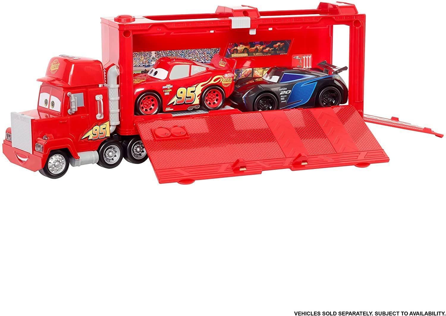 Disney Pixar Cars McQueen Track Chat & Haul Mack Lightning McQueen's Hauler  | ❤️ TOYBOX Cyprus