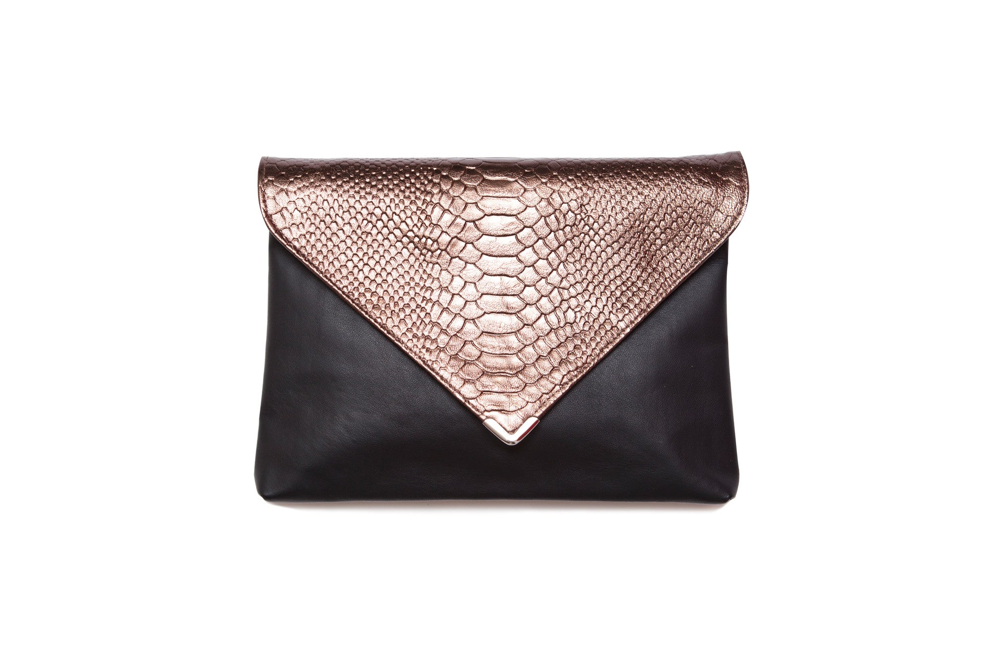 bronze leather bag