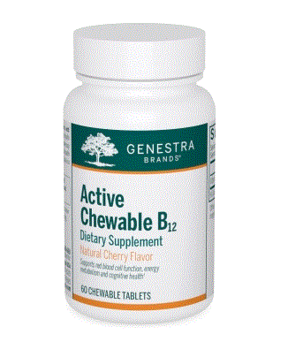 ACTIVE CHEWABLE B12 60 TABLETS
