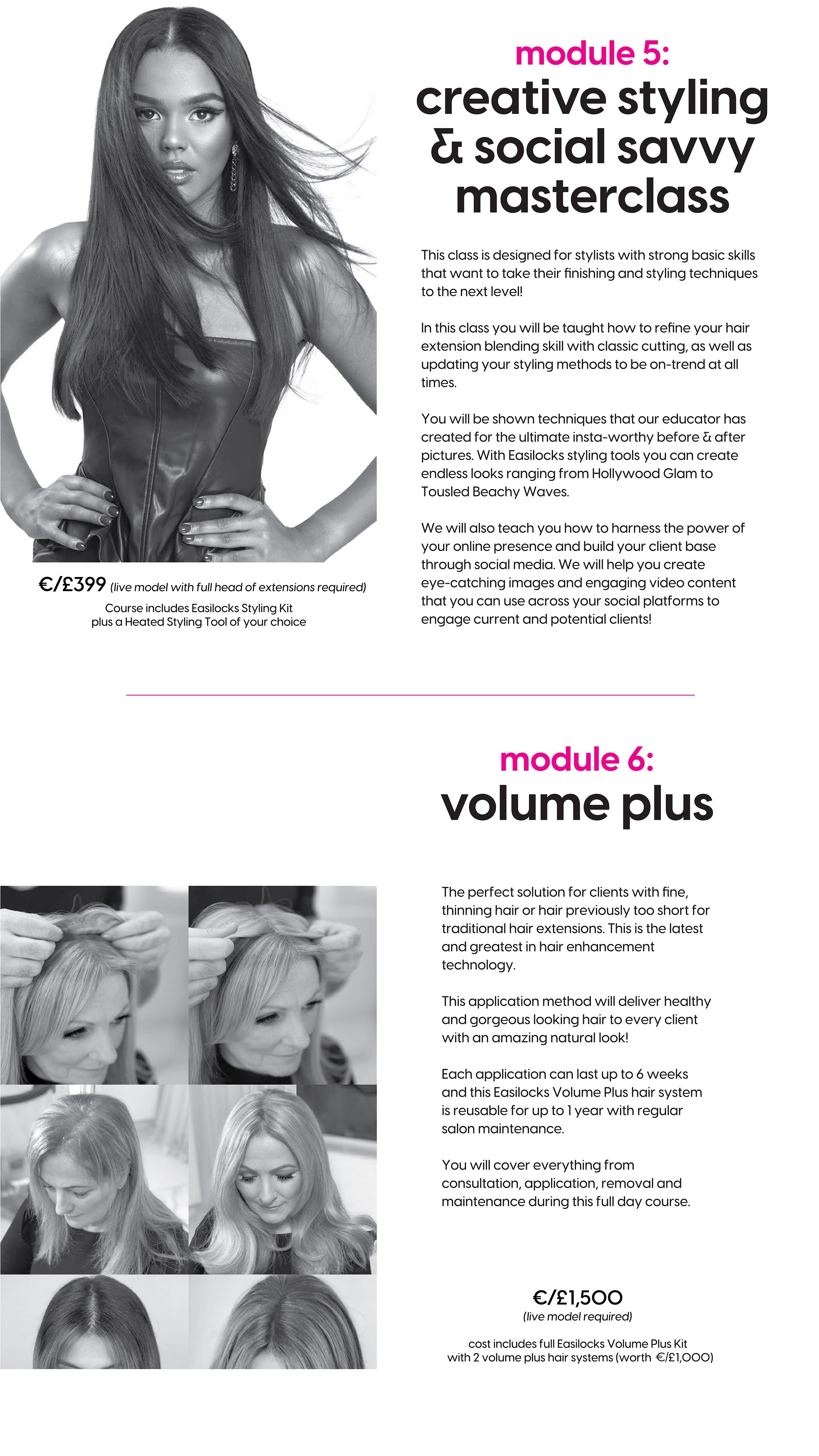 Easilocks stylist training volume plus, ABT