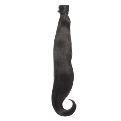 26" Silky Straight Clip In Ponytail