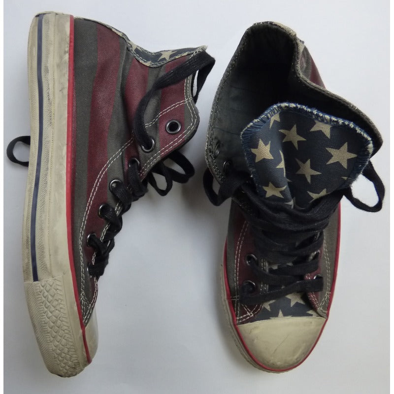 converse stars and stripes shoes