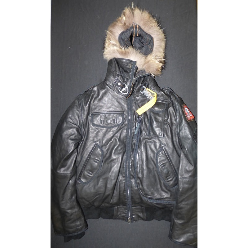 parajumpers leather jacket