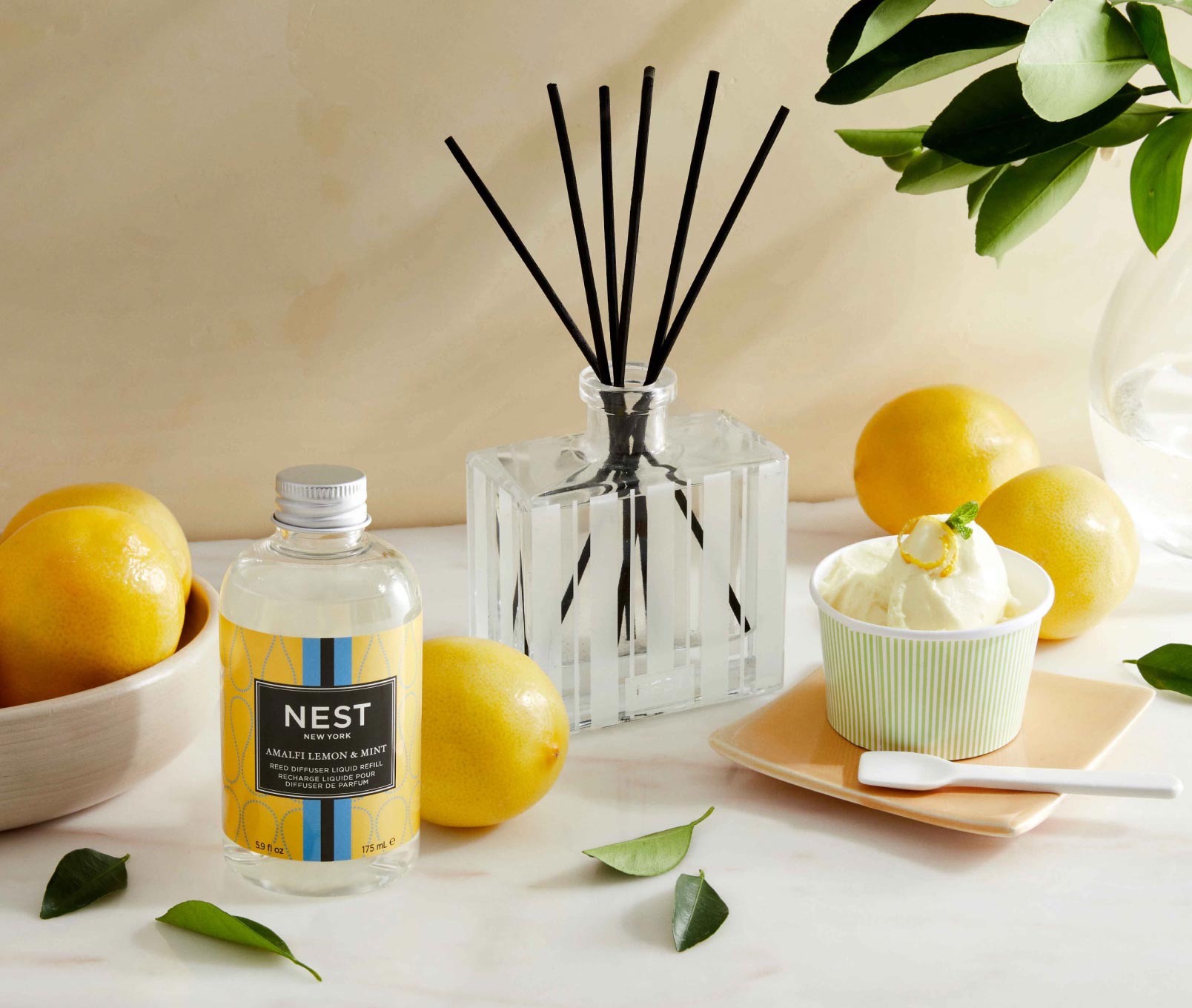 Thymes Lemon Leaf Reed Diffuser Refill – Mint Juleps Shop