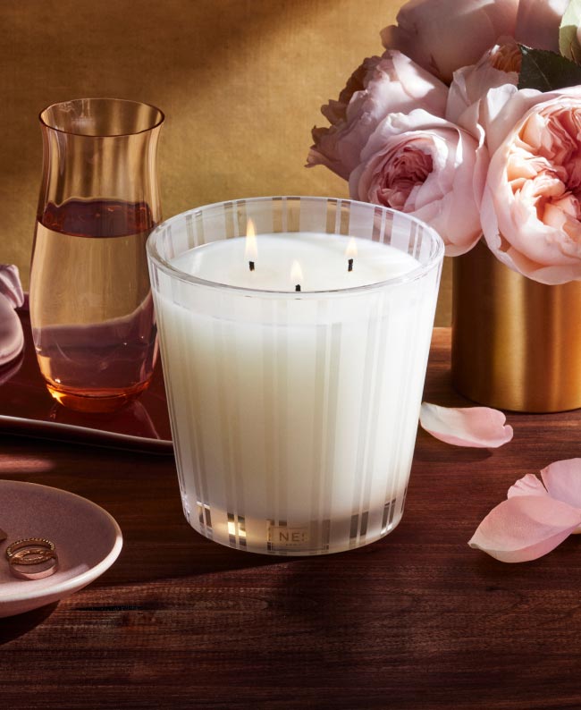 Brown/Beige Wax Melt Warmer – Tupelo Rose Candle Boutique