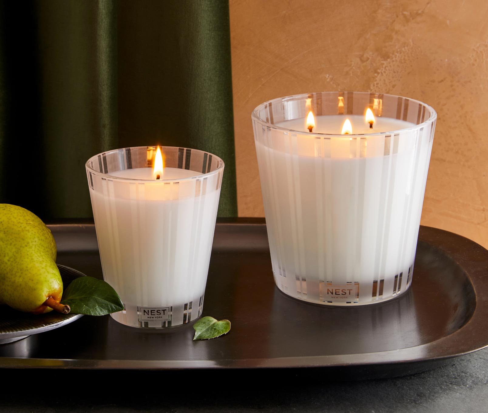 Oudh Noir 3-Wick Candle Tray