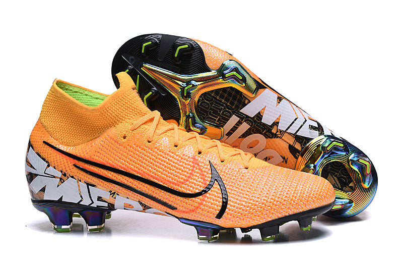 chuteira nike laranja mercurial