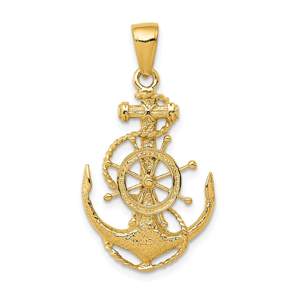 Faberge gold anchor pendant with 14k gold chain | eBay