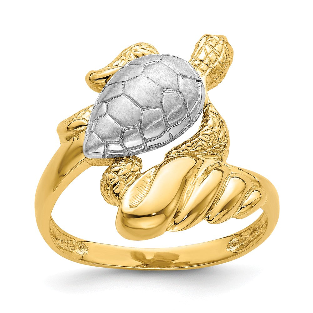 Bague Tortue Bicolore 14K