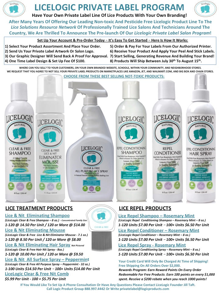 LiceLogic Private Label Program