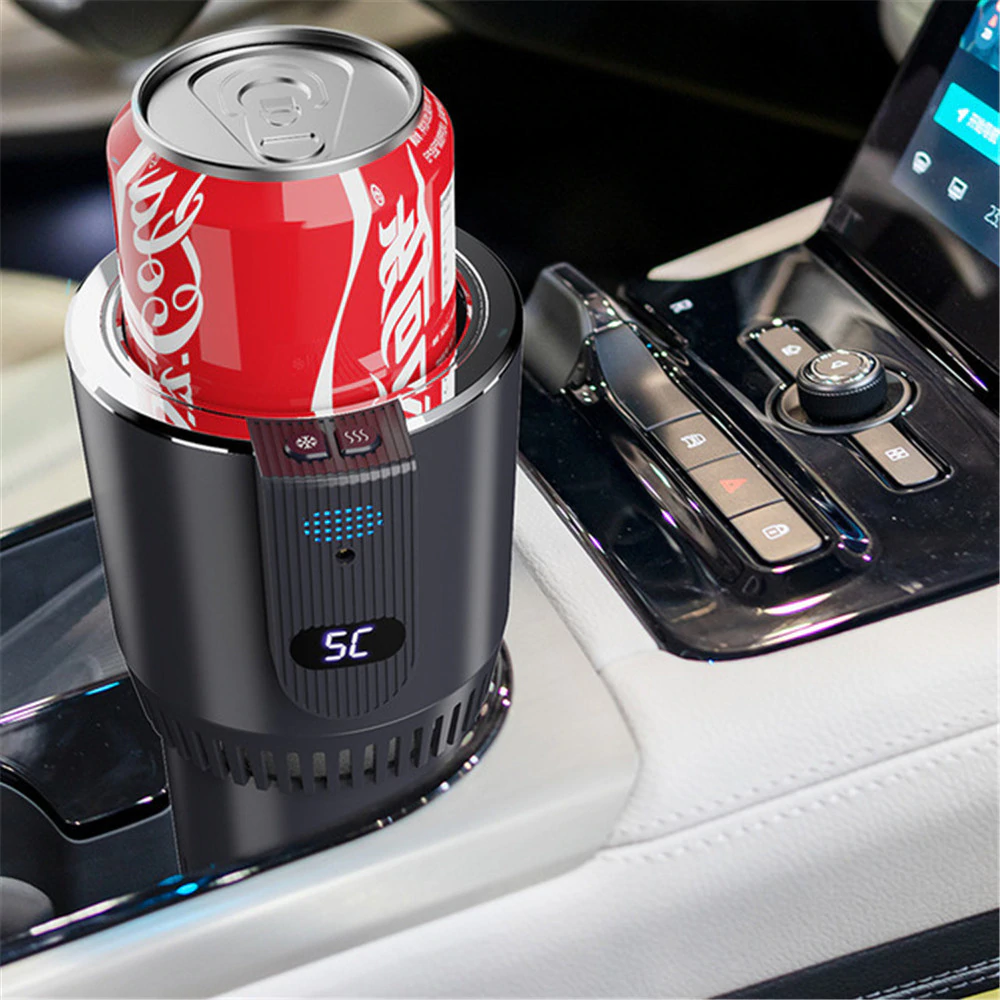 cooling cup holder in car