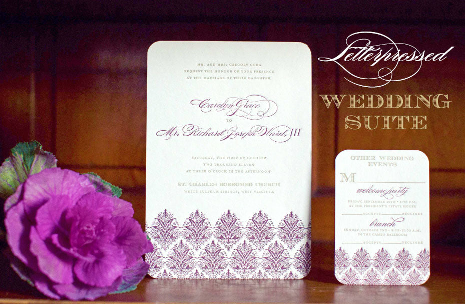 Greenbrier Resort Wedding Invitations Custom