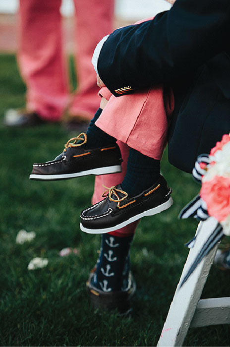 Preppy Nautical Groom Sperry's