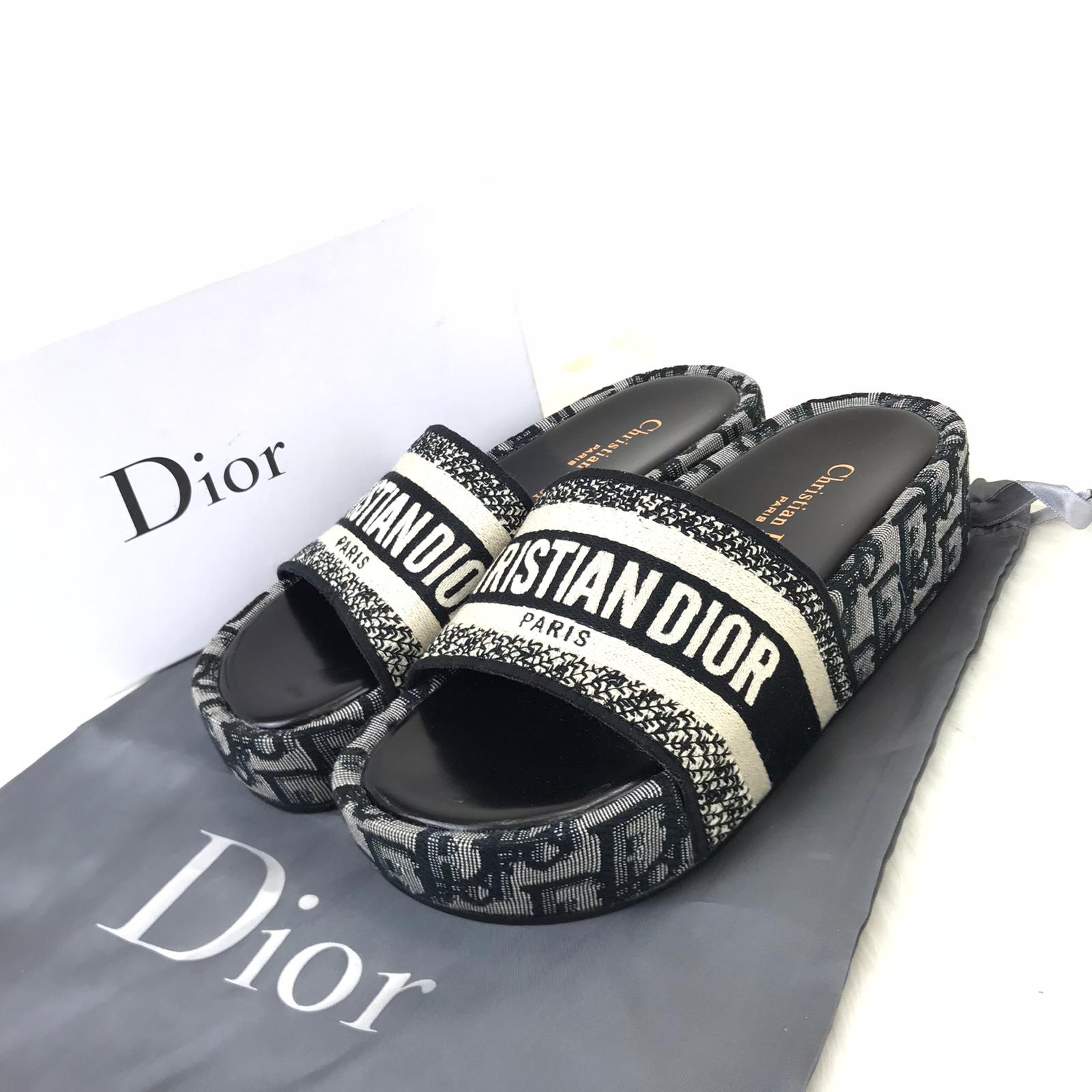 christian dior wedges