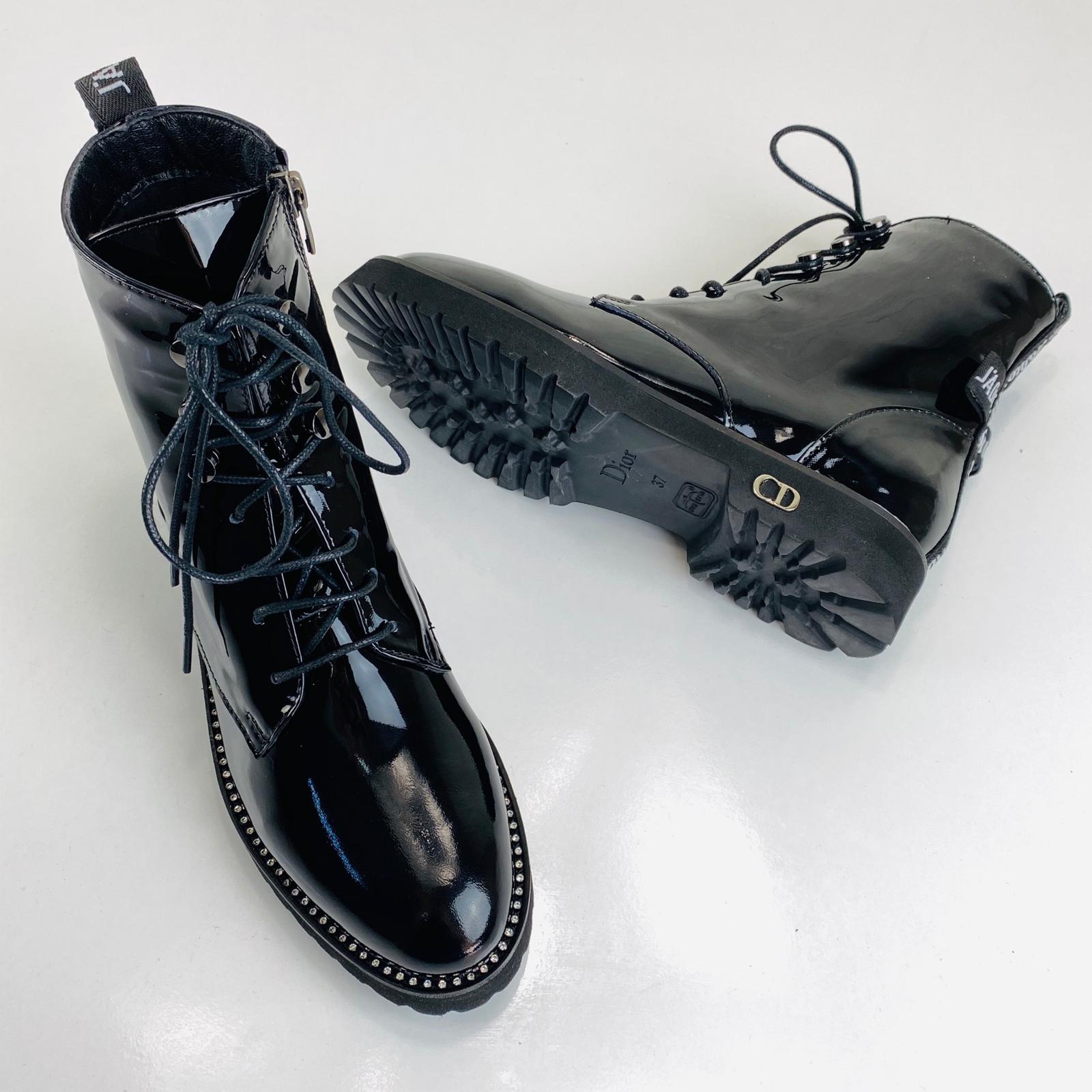 dior rebelle army boots