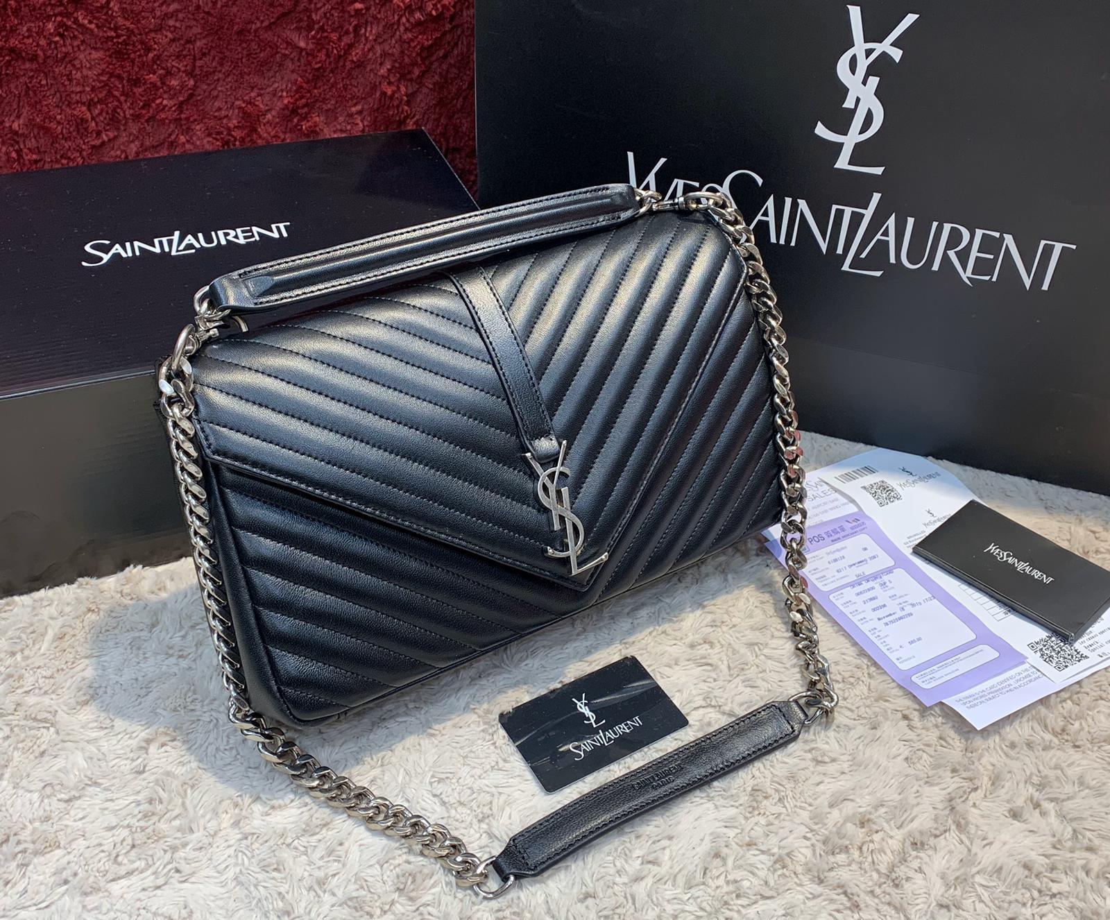 YSL Toy LouLou with Matte Black Hardware, Luxury, Bags & Wallets on  Carousell