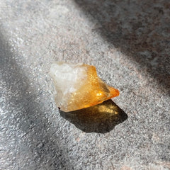 Raw Citrine gemstone crystal