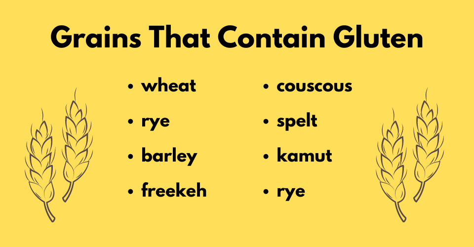 grains that contain gluten