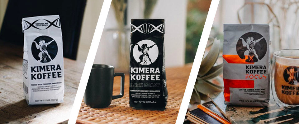 Kimera Koffee Original, Dark and Focus Blend