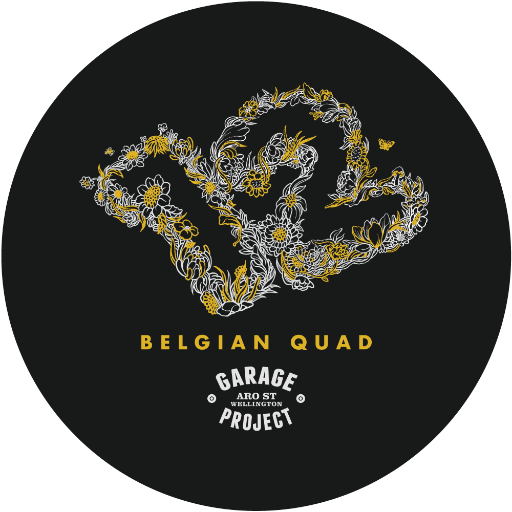 12th Anniversary Belgian Quad tap badge