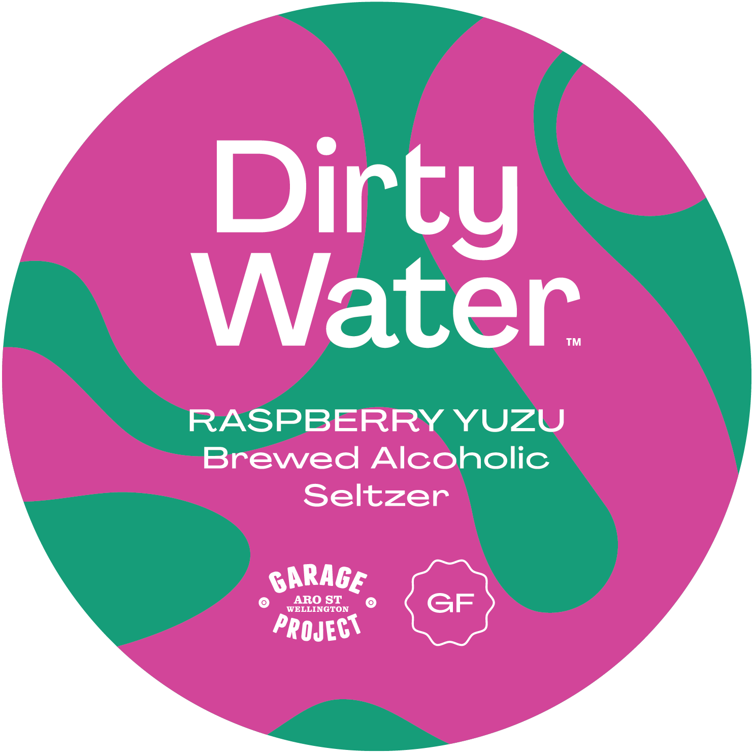 Dirty Water Raspberry Yuzu tap badge