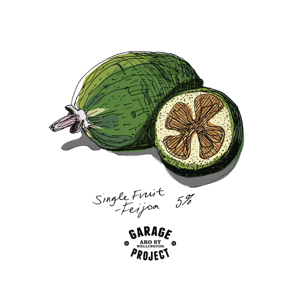 Single Fruit: Feijoa tap badge