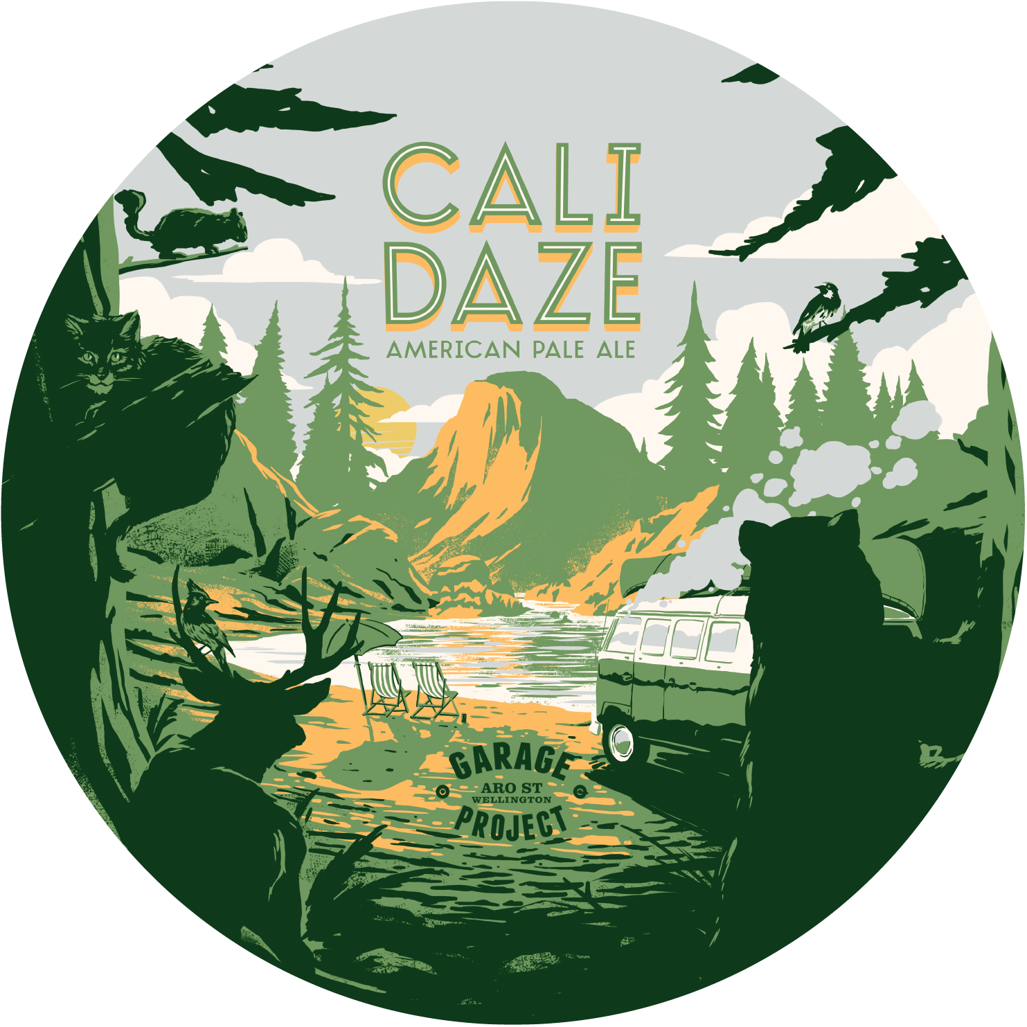 Cali Daze tap badge