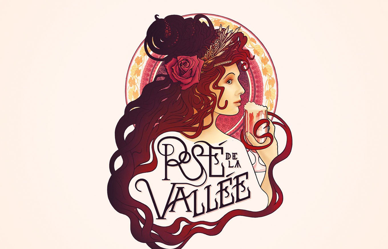 Rosé de la Vallée Poster background