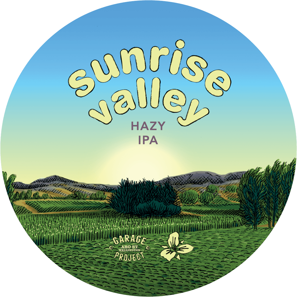 Sunrise Valley tap badge