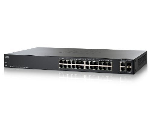 Cisco SF200-24P 24-port Managed Switch with PoE and 2x Gigabit SFP - Newfangled Networks
