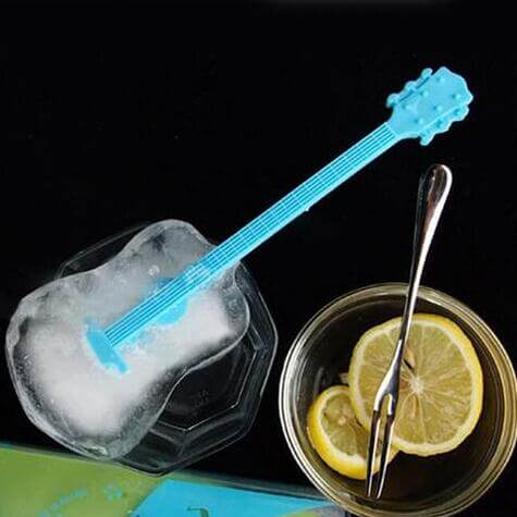 Harmony chills Guitar ice cube tray