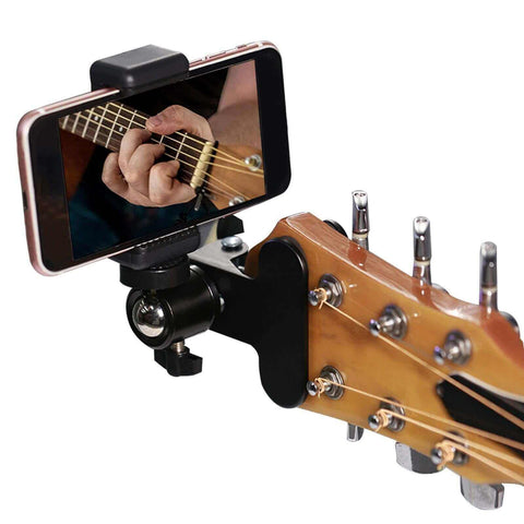 Guitarcamz™ Headstock camera mount for guitar (Guitar cam)