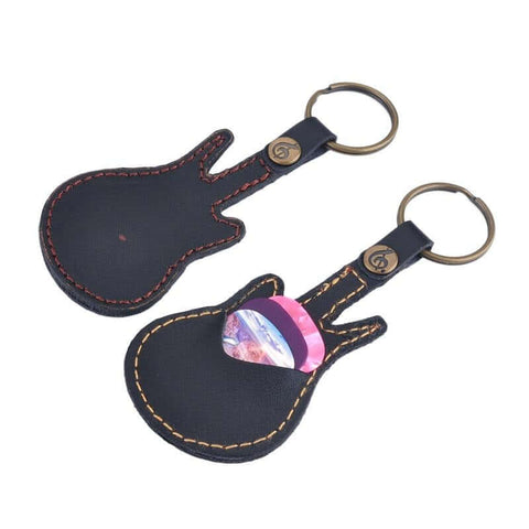 Guitar Picks Holder Keychain