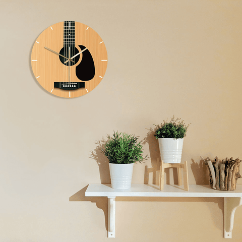 Acoustic Guitar 3D design Wall Clock