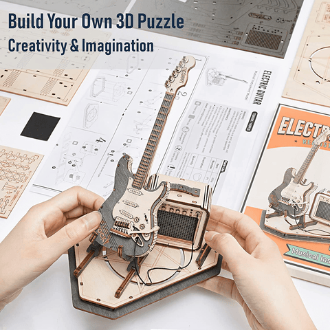 Robotime ROKR 3D Electric Guitar Model