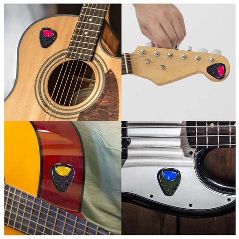 Cool Guitar Picks With Guitar Pick Holder Acoustic Guitar Gift for