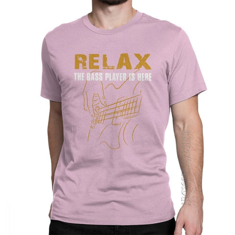 Relax The Bass Player print Tshirt