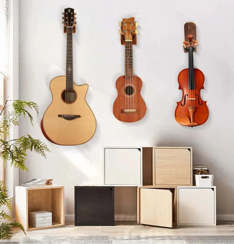 Premium Wooden Guitar Wall Hanger