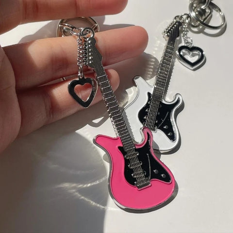 Stellar Guitar Key Chain